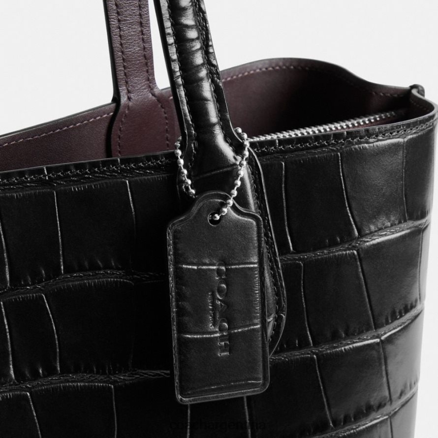 Coach mujer bolso de sauce izq/negro múltiple L82882284