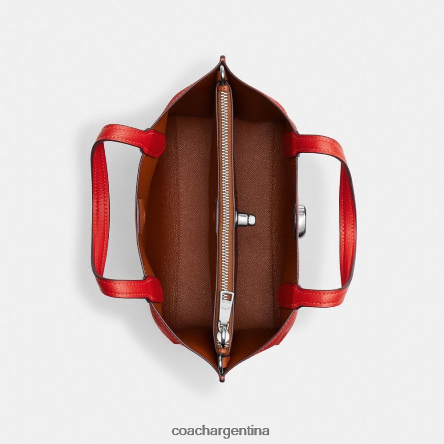 Coach mujer bolso tote 24 de sauce con colgante de corazón izq/rojo deportivo L82882283