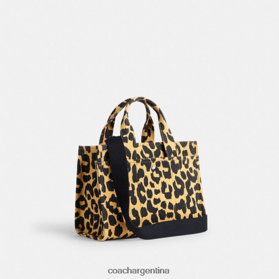 Coach mujer bolso tote cargo 26 con estampado de leopardo lh/leopardo L82882292
