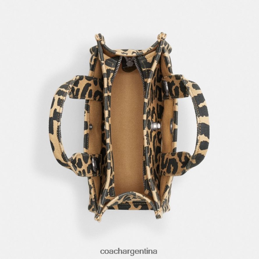 Coach mujer bolso tote cargo 26 con estampado de leopardo lh/leopardo L82882292