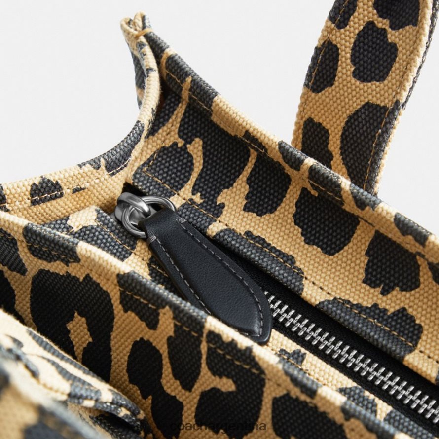 Coach mujer bolso tote cargo 26 con estampado de leopardo lh/leopardo L82882292