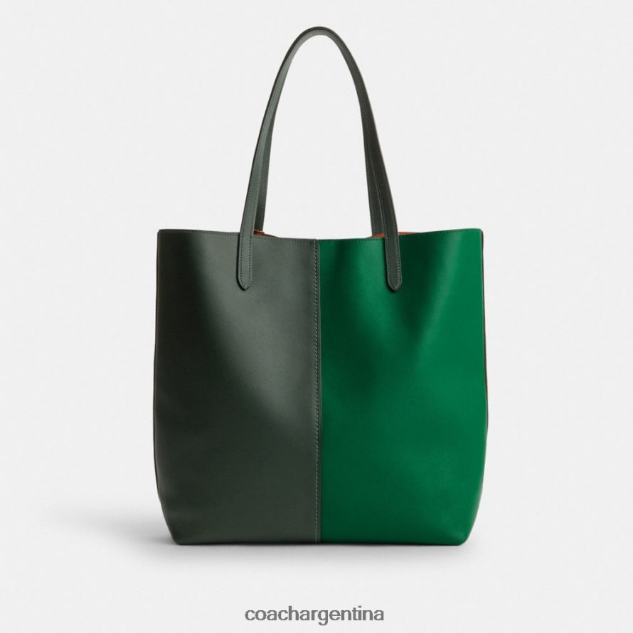 Coach mujer bolso tote nomad con bloques de color b4/verde múltiple L82882301