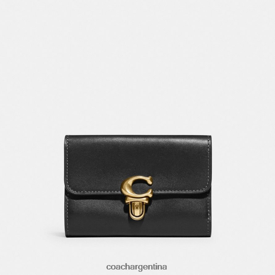 Coach mujer cartera mediana de estudio b4/negro L82882341