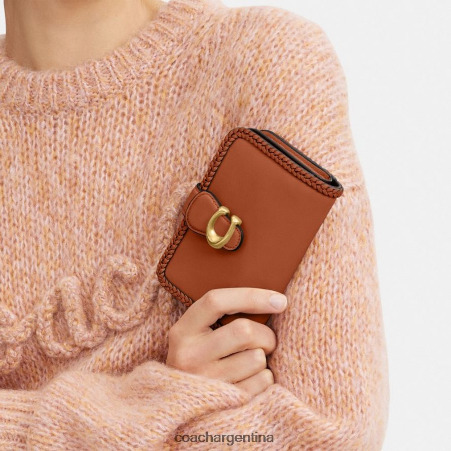 Coach mujer cartera mediana tabby con trenza b4/ámbar bruñido L82882333