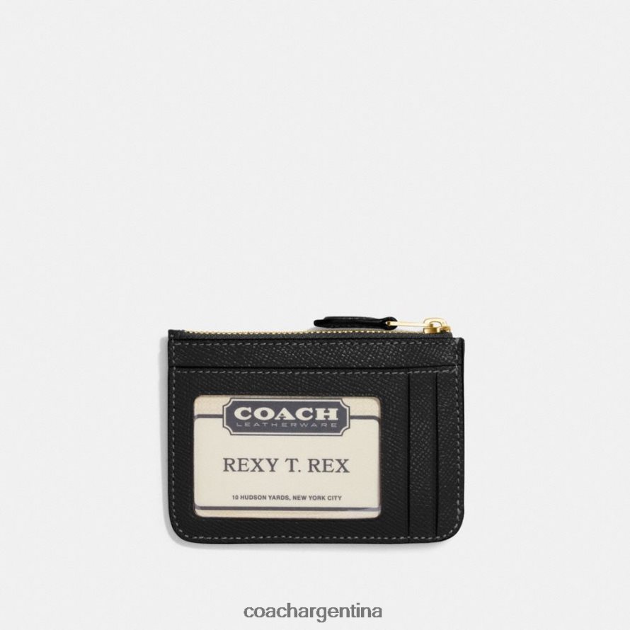 Coach mujer estuche de identificación mini delgado b4/negro L82882336