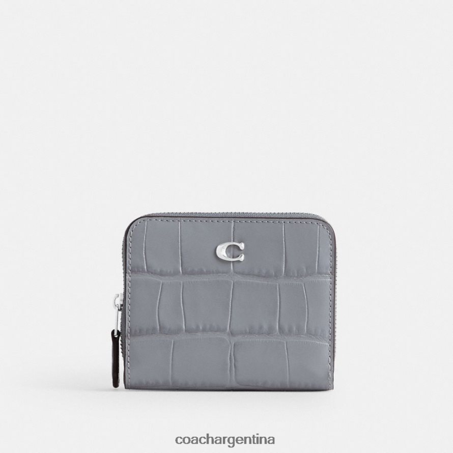 Coach mujer billetera izq/gris azul L82882343