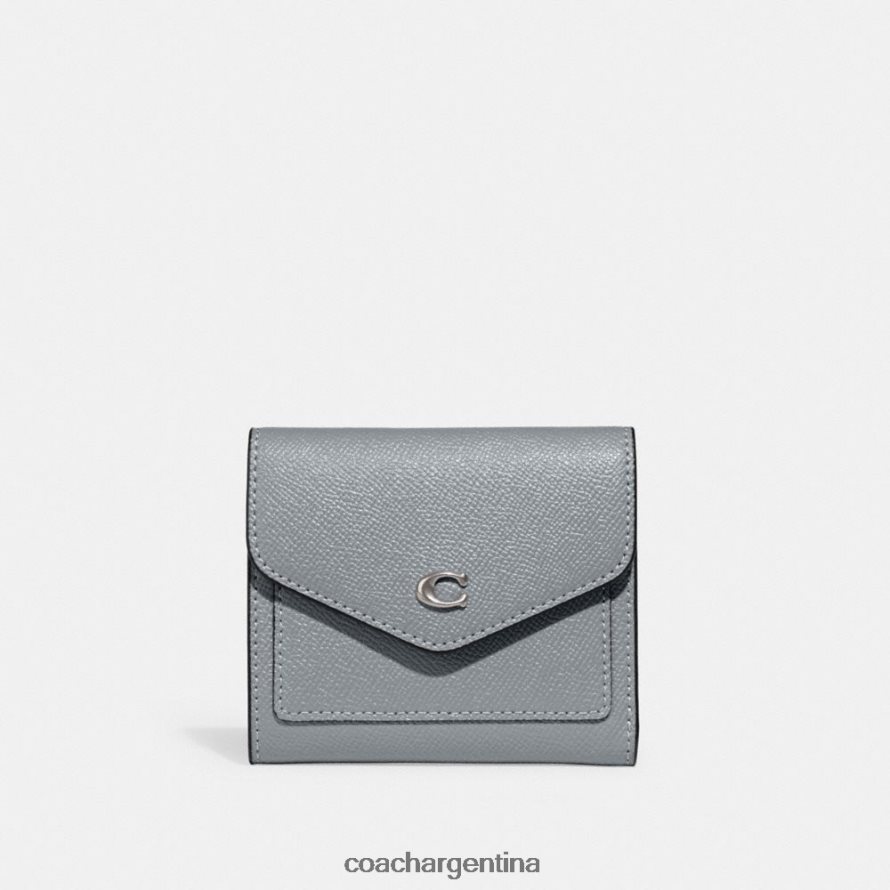 Coach mujer cartera pequeña wyn izq/gris azul L82882350