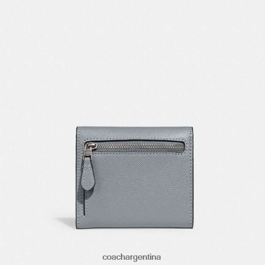 Coach mujer cartera pequeña wyn izq/gris azul L82882350