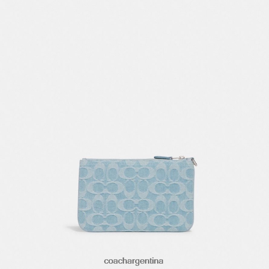 Coach mujer pulsera pequeña en denim característico izq/azul pálido L82882364