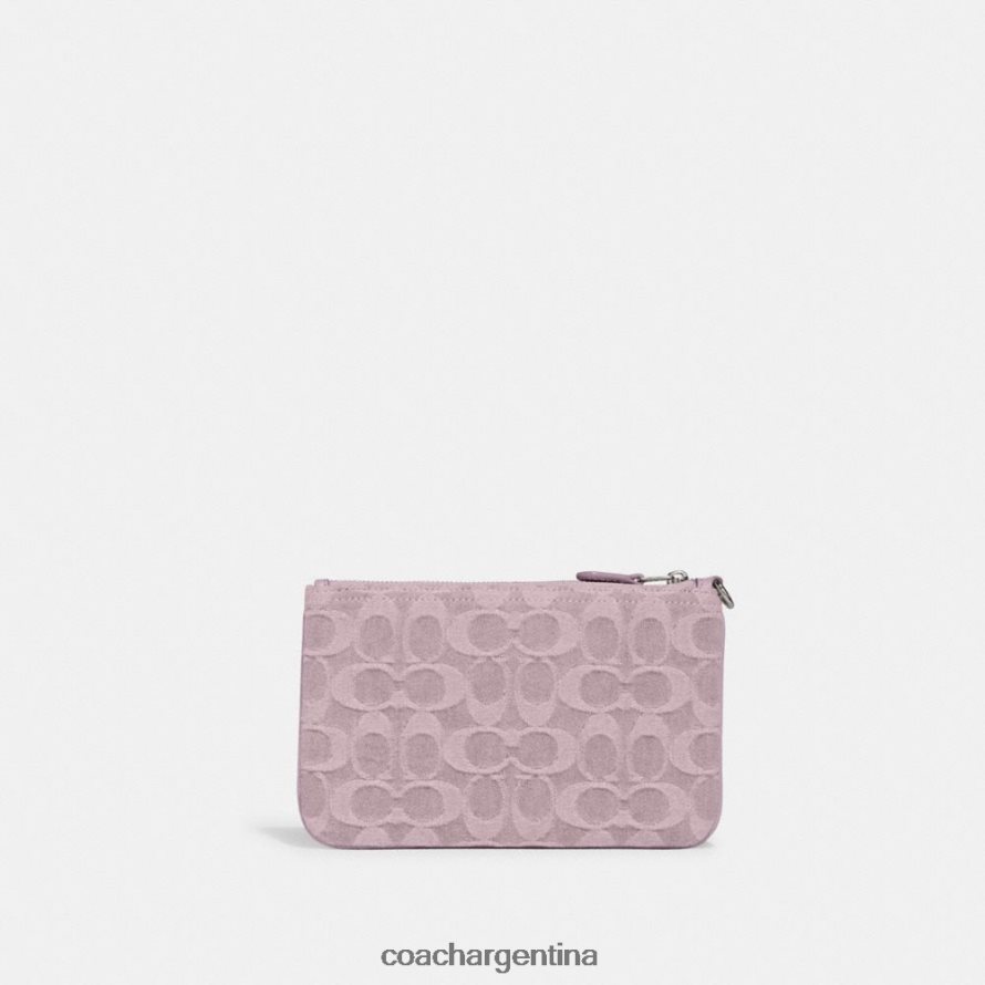 Coach mujer pulsera pequeña en denim característico izq/púrpura pálido L82882365