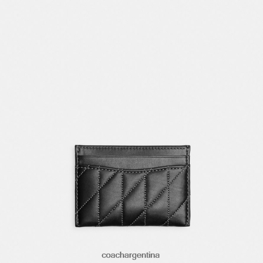 Coach mujer tarjetero con acolchado de almohada v5/negro L82882374
