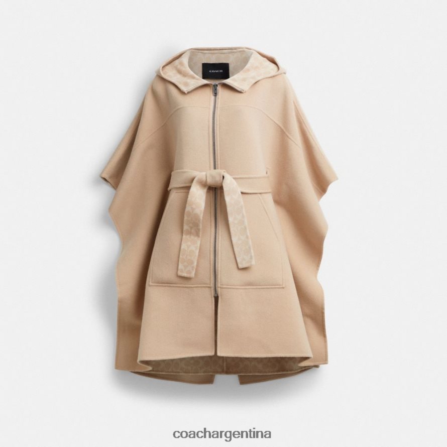 Coach mujer capa de doble cara avena L82882450