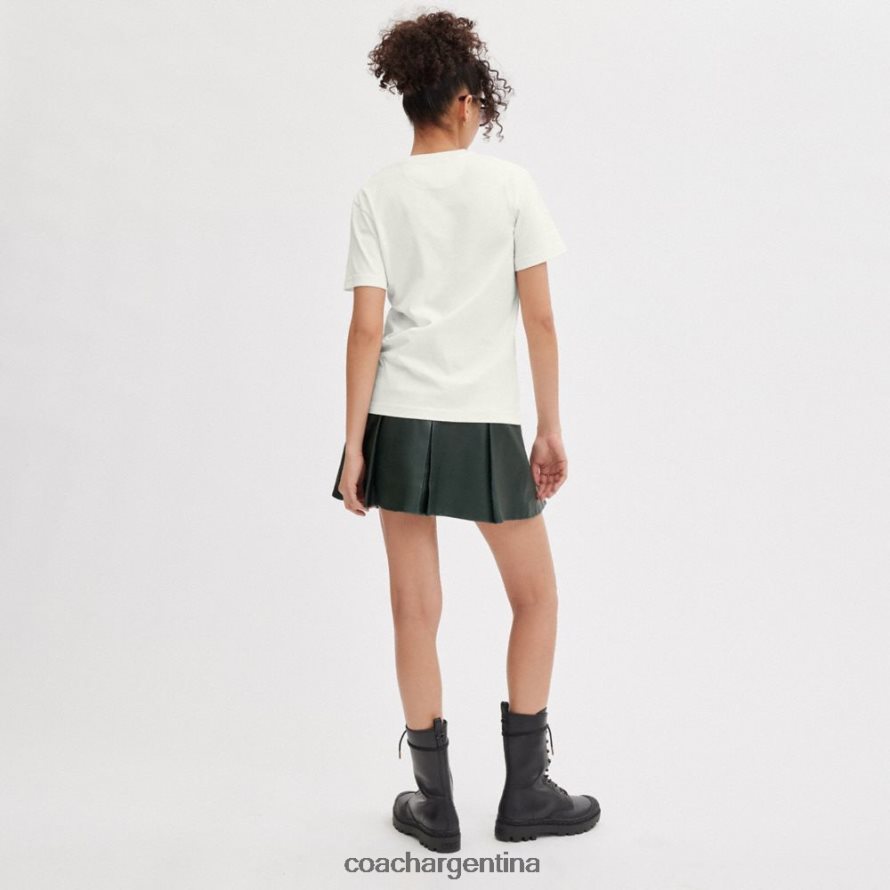 Coach mujer camiseta del caballo y el carruaje blanco. L82882493