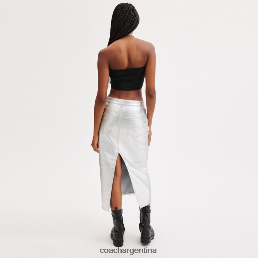 Coach mujer top palabra de honor de punto característico negro L82882491