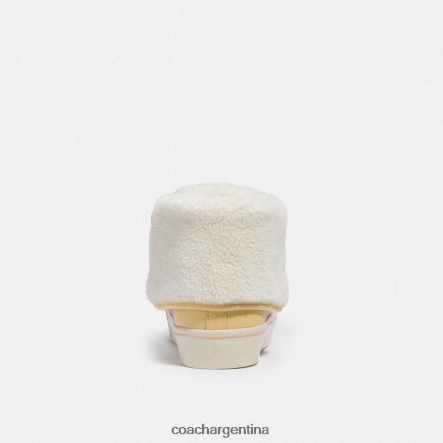 Coach mujer Zapatilla de deporte con plataforma alta y plegable Citysole crema de vainilla/rubor pálido L82882428