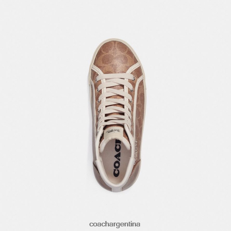 Coach mujer Zapatillas altas con plataforma Citysole del Año Nuevo Lunar en lona exclusiva con conejo broncearse L82882427