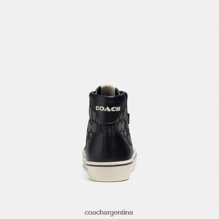 Coach mujer Zapatillas altas con plataforma Citysole en jacquard característico humo carbón/negro L82882430