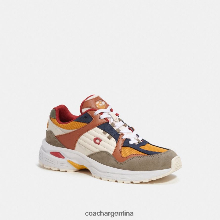 Coach mujer zapatilla c301 verde/ranúnculo L82882404