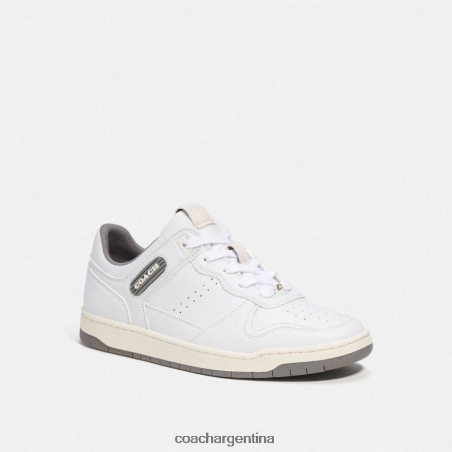 Coach mujer zapatillas bajas c201 gris jaspeado/blanco óptico L82882406