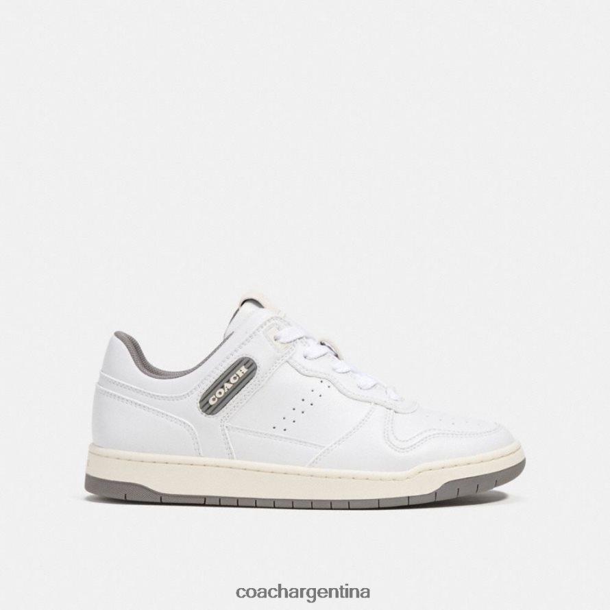 Coach mujer zapatillas bajas c201 gris jaspeado/blanco óptico L82882406